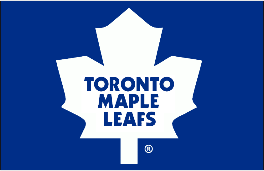 Toronto Maple Leafs 1982 83-1986 87 Jersey Logo iron on paper